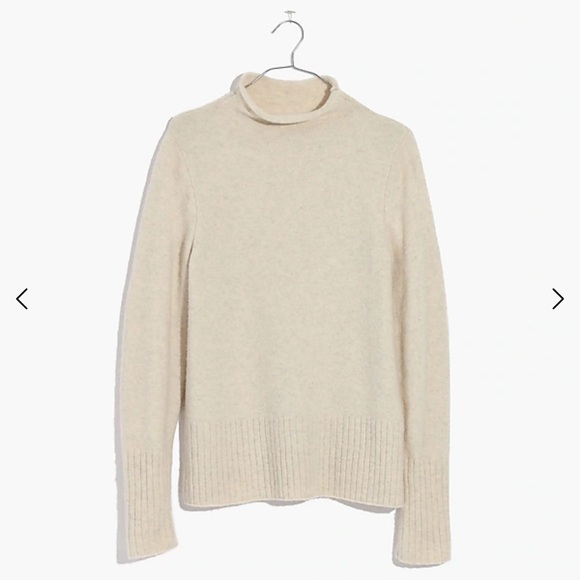 Madewell Inland Mockneck Turtleneck Sweater - Picture 1 of 10